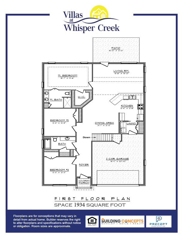 Whisper Creek Villas Floor Plan B